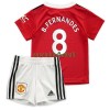 Maillot de Supporter Manchester United Bruno Fernandes 8 Domicile 2022-23 Pour Enfant